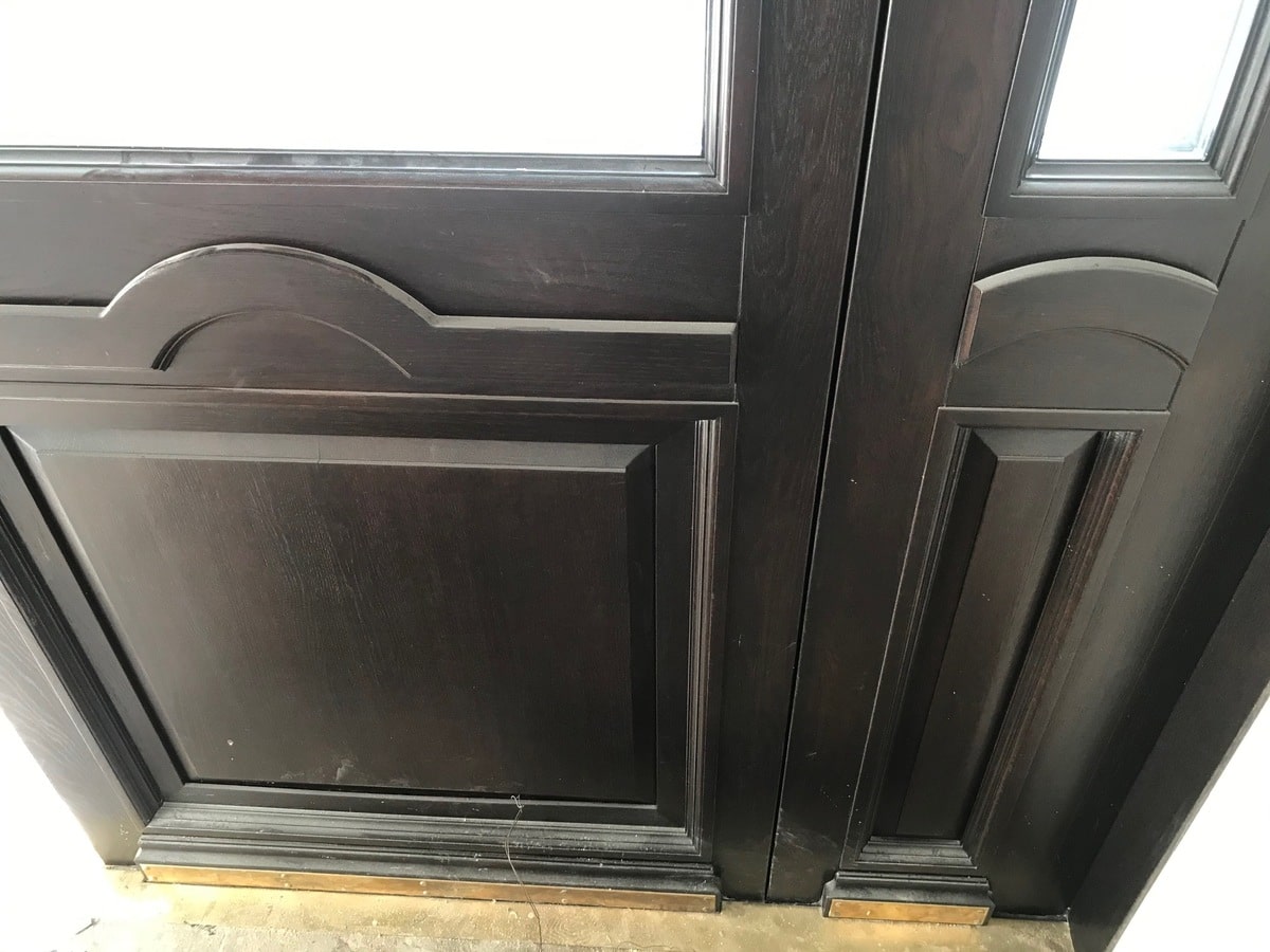 Входная группа и двери из массива дуба ул.Пречистенка